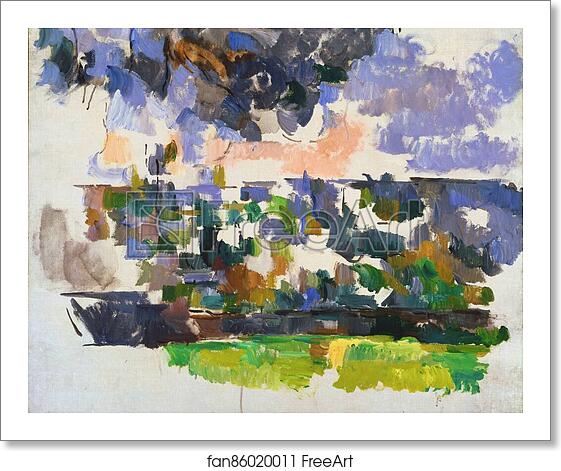 Free art print of The Garden at Les Lauves (Le Jardin des Lauves) by Paul Cézanne