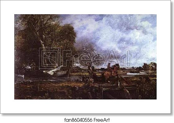 Free art print of The Leaping Horse by John Constable Free art print of The Leaping Horse by John Constable