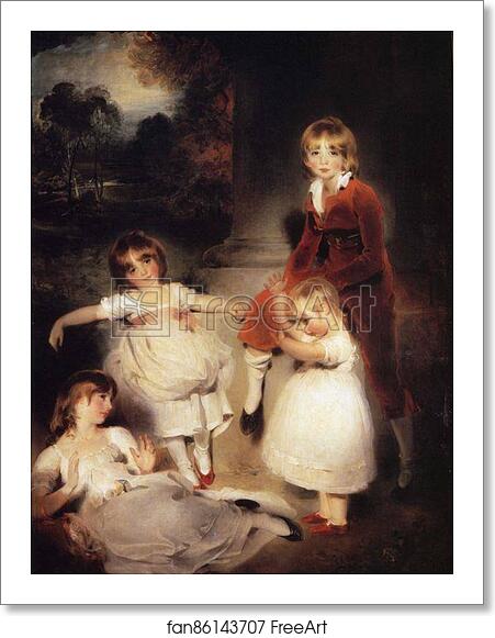 Free art print of The Children of Ayscoghe Boucherett by Sir Thomas Lawrence Free art print of The Children of Ayscoghe Boucherett by Sir Thomas Lawrence