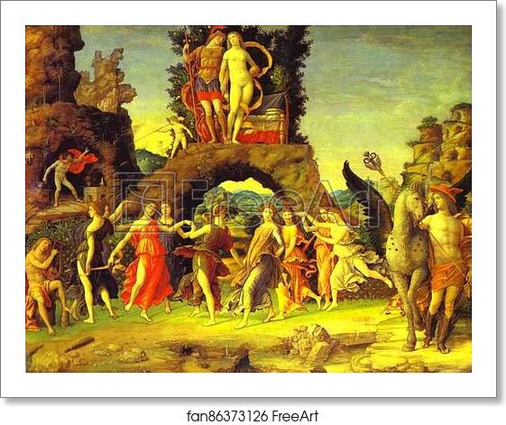 Free art print of Mars and Vernus, known as Parnassus by Andrea Mantegna