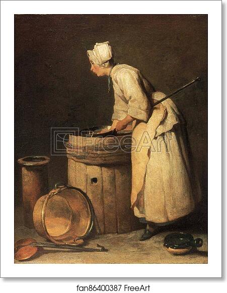 Free art print of The Scullery Maid by Jean-Baptiste-Simeon Chardin Free art print of The Scullery Maid by Jean-Baptiste-Simeon Chardin