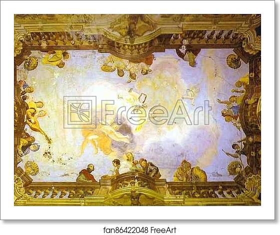 Free art print of Ceiling in Palazzo Bernardi by Francesco Fontebasso Free art print of Ceiling in Palazzo Bernardi by Francesco Fontebasso