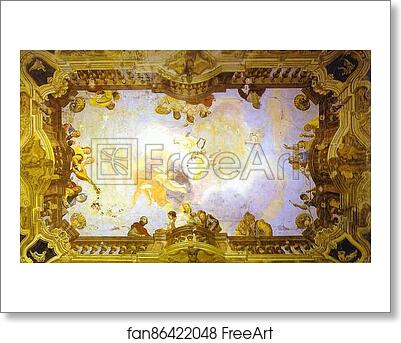 Free art print of Ceiling in Palazzo Bernardi by Francesco Fontebasso