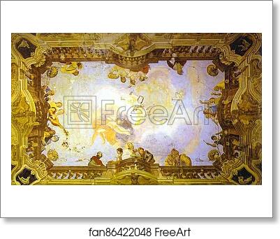 Free art print of Ceiling in Palazzo Bernardi by Francesco Fontebasso Free art print of Ceiling in Palazzo Bernardi by Francesco Fontebasso