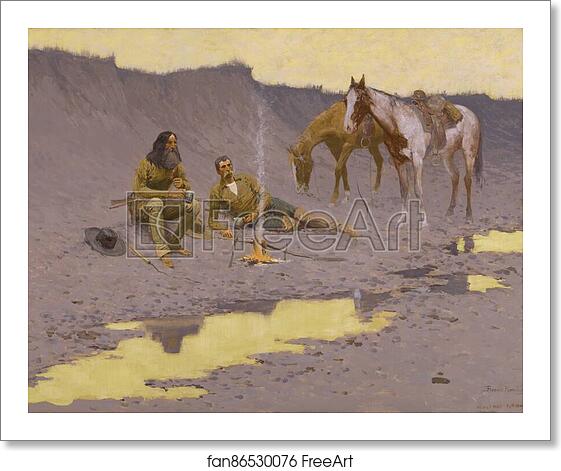 Free art print of A New Year on the Cimarron by Frederic Remington Free art print of A New Year on the Cimarron by Frederic Remington