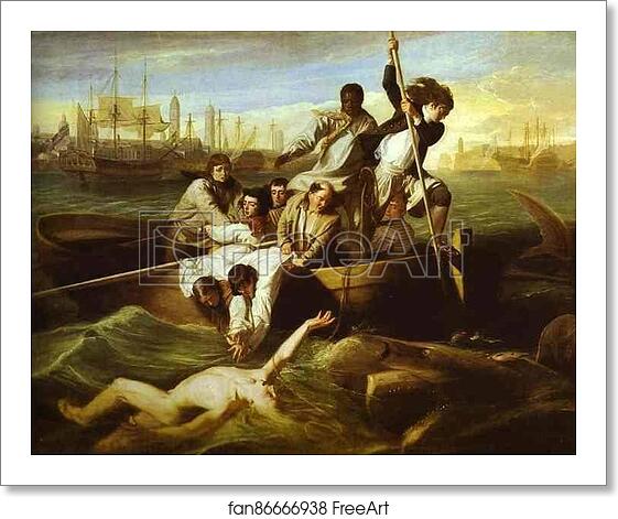 Free art print of Watson and the Shark by John Singleton Copley Free art print of Watson and the Shark by John Singleton Copley