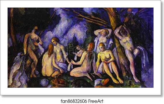 Free art print of Big Bathers by Paul Cézanne Free art print of Big Bathers by Paul Cézanne