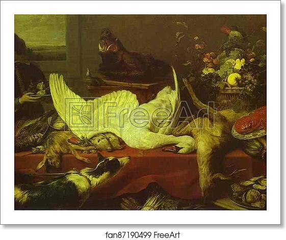 Free art print of Still Life with a Swan by Frans Snyders Free art print of Still Life with a Swan by Frans Snyders