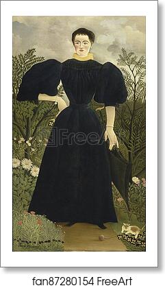 Free art print of Portrait de Madame M.Portrait of Madame M; by Henri Rousseau Free art print of Portrait de Madame M.Portrait of Madame M; by Henri Rousseau