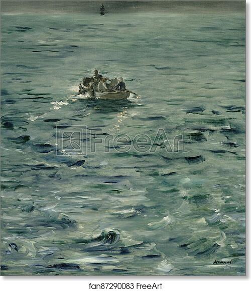 Free art print of Rochefort's Escape by Édouard Manet