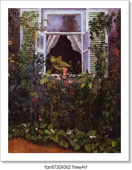 Free art print of Window by Victor Borisov-Musatov Free art print of Window by Victor Borisov-Musatov