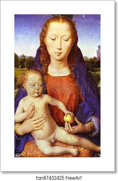 Free art print of Madonna and Child Enthroned by Hans Memling Free art print of Madonna and Child Enthroned by Hans Memling