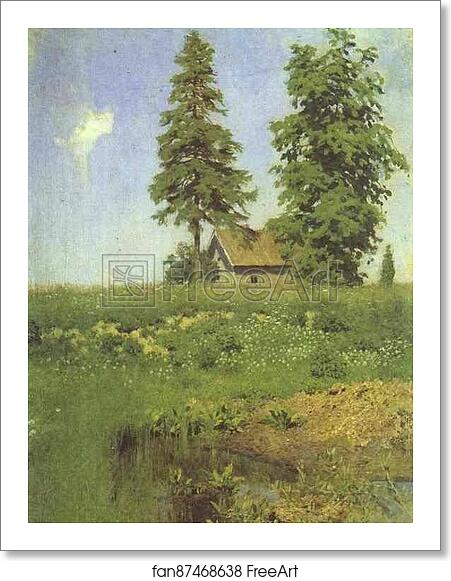 Free art print of Small Hut in a Meadow by Isaac Levitan Free art print of Small Hut in a Meadow by Isaac Levitan