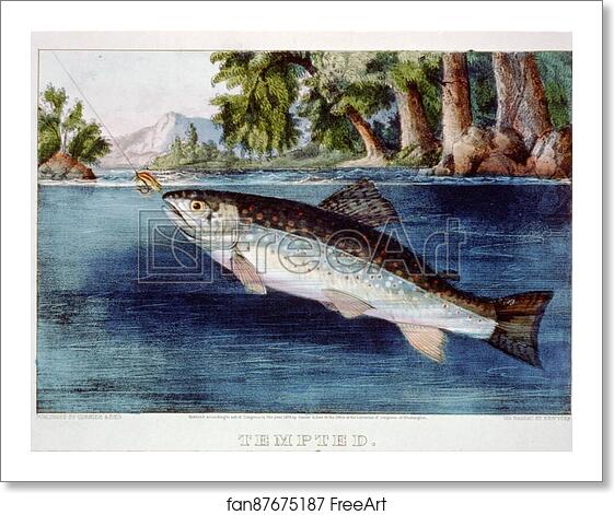 Free art print of Tempted by Currier & Ives Free art print of Tempted by Currier & Ives