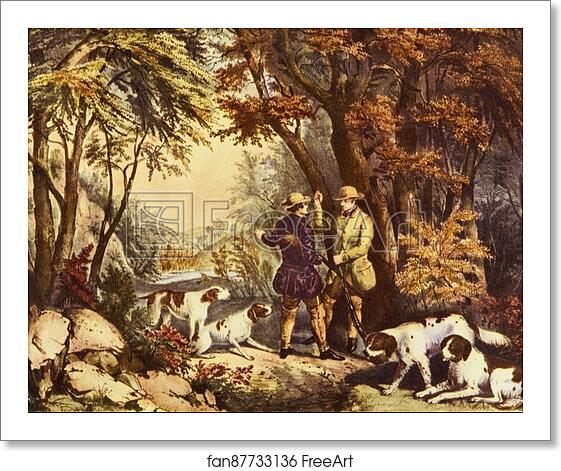Free art print of Morning in the Woods by Currier & Ives Free art print of Morning in the Woods by Currier & Ives