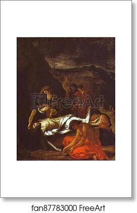 Free art print of The Entombment of Christ by Eugène Delacroix