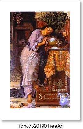 Free art print of Isabella and the Pot of Basil by William Holman Hunt