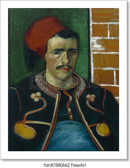 Free art print of The Zouave by Vincent Van Gogh