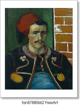Free art print of The Zouave by Vincent Van Gogh Free art print of The Zouave by Vincent Van Gogh