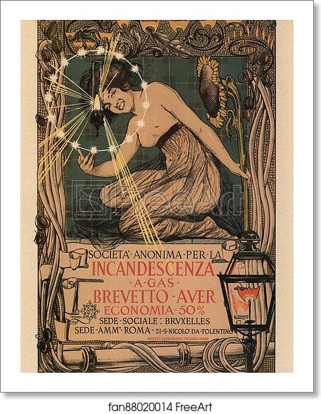 Free art print of L' "Incandescence par le Gaz, Système Auer". by Giovanni Maria Mataloni Free art print of L' "Incandescence par le Gaz, Système Auer". by Giovanni Maria Mataloni