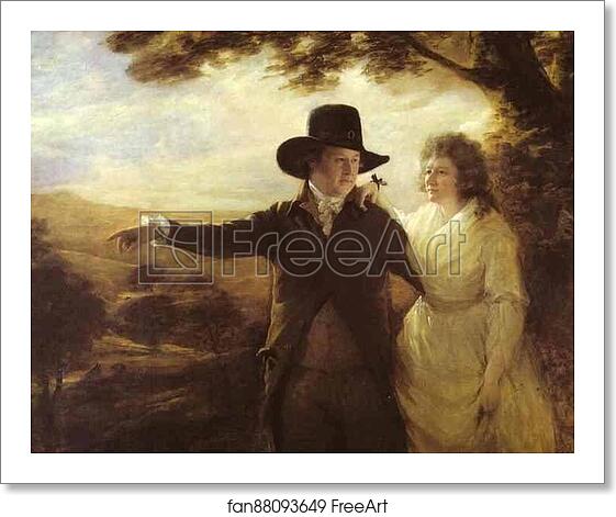 Free art print of Portrait of Sir John and Lady Clerk of Penicuik by Sir Henry Raeburn