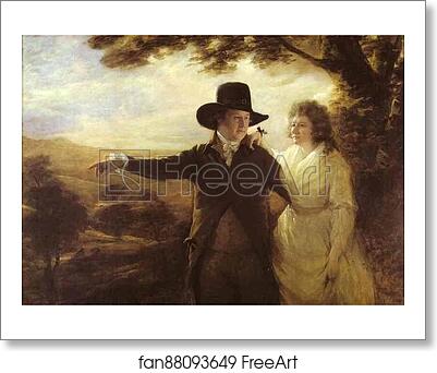Free art print of Portrait of Sir John and Lady Clerk of Penicuik by Sir Henry Raeburn
