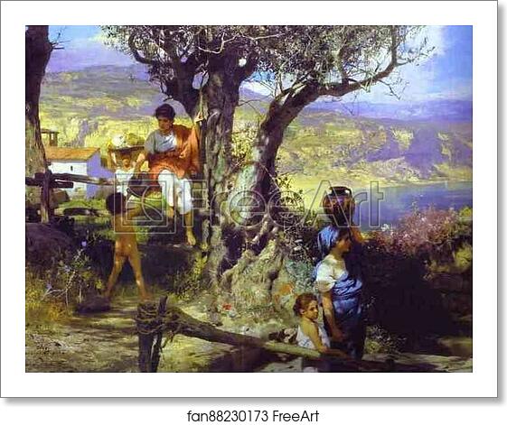 Free art print of Ancient Rome. In a Village by Henryk Hector Siemiradzki Free art print of Ancient Rome. In a Village by Henryk Hector Siemiradzki