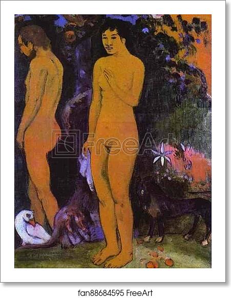 Free art print of Adam and Eve by Paul Gauguin Free art print of Adam and Eve by Paul Gauguin