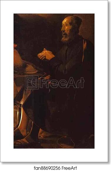 Free art print of The Tears of St. Peter by Georges De La Tour Free art print of The Tears of St. Peter by Georges De La Tour