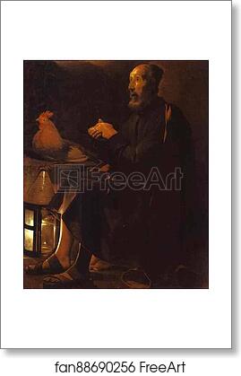 Free art print of The Tears of St. Peter by Georges De La Tour Free art print of The Tears of St. Peter by Georges De La Tour