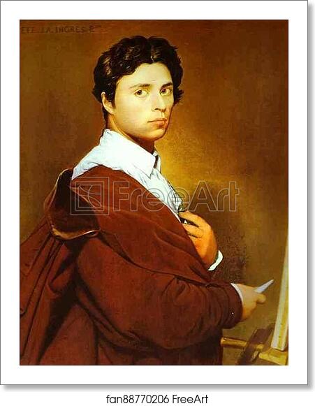 Free art print of Self-Portrait at the Age of 24 by Jean-Auguste-Dominique Ingres Free art print of Self-Portrait at the Age of 24 by Jean-Auguste-Dominique Ingres