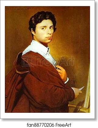Free art print of Self-Portrait at the Age of 24 by Jean-Auguste-Dominique Ingres Free art print of Self-Portrait at the Age of 24 by Jean-Auguste-Dominique Ingres