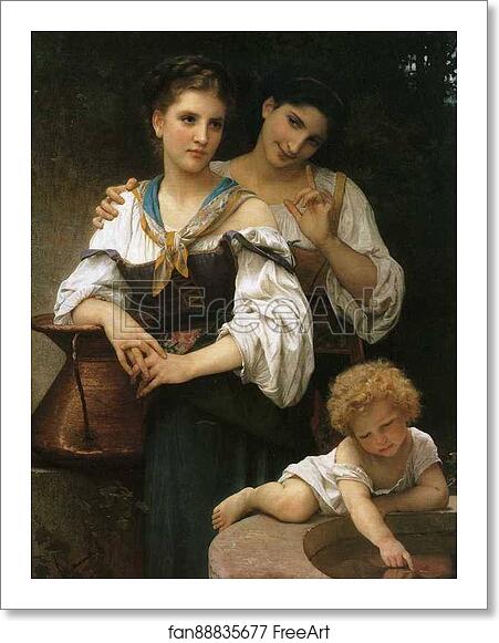 Free art print of The Secret by William-Adolphe Bouguereau Free art print of The Secret by William-Adolphe Bouguereau