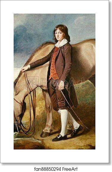 Free art print of John Wharton Tempest, with a Horse by George Romney Free art print of John Wharton Tempest, with a Horse by George Romney