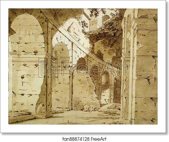 Free art print of Inside the Arcade of the Colosseum by Joseph Wright Of Derby Free art print of Inside the Arcade of the Colosseum by Joseph Wright Of Derby