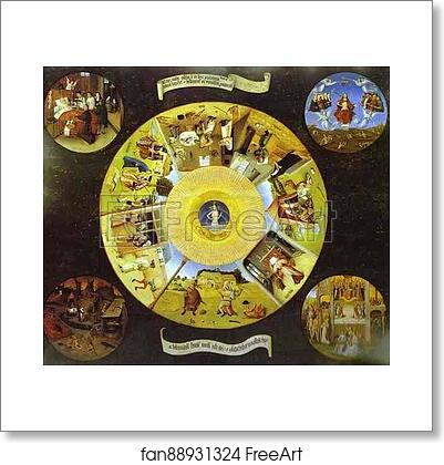 Free art print of Tabletop of the Seven Deadly Sins and the Four Last Things by Hieronymus Bosch Free art print of Tabletop of the Seven Deadly Sins and the Four Last Things by Hieronymus Bosch