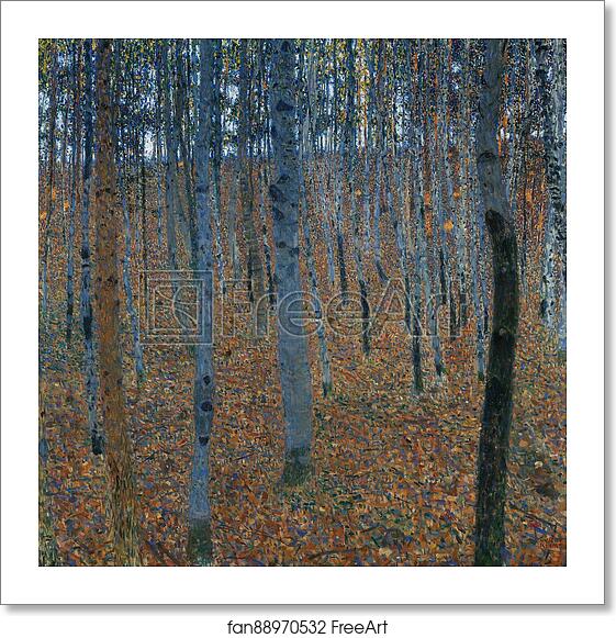 Free art print of Beech Grove I by Gustav Klimt Free art print of Beech Grove I by Gustav Klimt