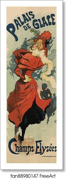 Free art print of Palais de Glace Champs Elysées 1893 [473] by Jules Chéret