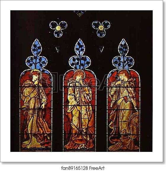 Free art print of Three Trumpeting Angels by Sir Edward Coley Burne-Jones Free art print of Three Trumpeting Angels by Sir Edward Coley Burne-Jones