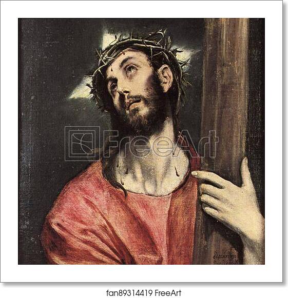 Free art print of Christ Carrying the Cross by El Greco Free art print of Christ Carrying the Cross by El Greco