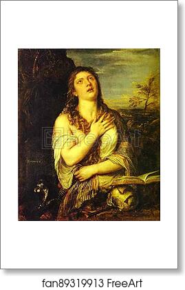 Free art print of Penitent St. Mary Magdalene by Titian Free art print of Penitent St. Mary Magdalene by Titian
