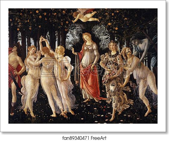 Free art print of La Primavera (Spring) by Sandro Botticelli Free art print of La Primavera (Spring) by Sandro Botticelli