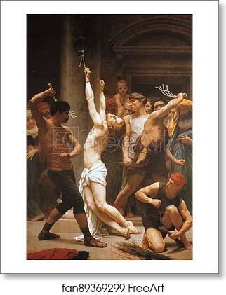 Free art print of The Flagellation of Christ by William-Adolphe Bouguereau