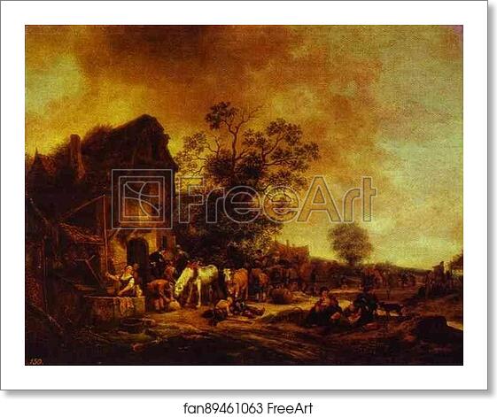 Free art print of A Village Inn by Isaack Van Ostade Free art print of A Village Inn by Isaack Van Ostade