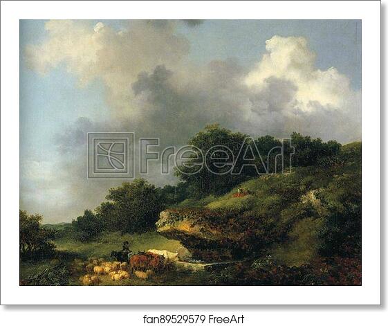 Free art print of The Watering Place by Jean-Honoré Fragonard Free art print of The Watering Place by Jean-Honoré Fragonard