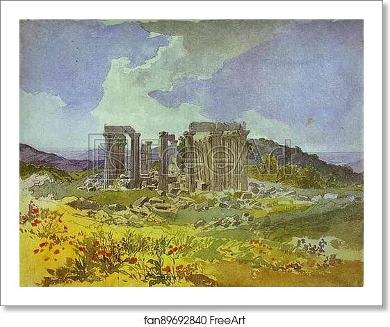 Free art print of Temple of Apollo in Phigalia by Karl Brulloff