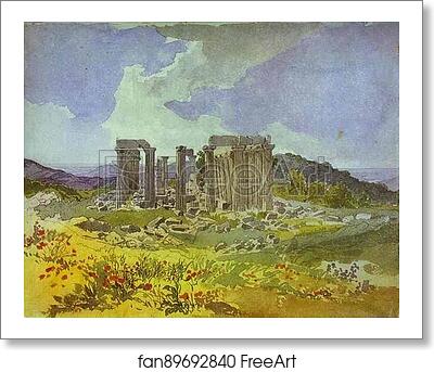 Free art print of Temple of Apollo in Phigalia by Karl Brulloff