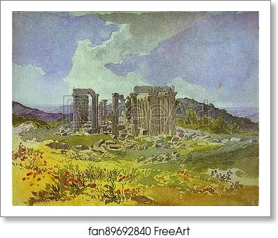 Free art print of Temple of Apollo in Phigalia by Karl Brulloff Free art print of Temple of Apollo in Phigalia by Karl Brulloff