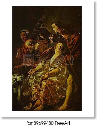 Free art print of Holy Women at the Sepulchre by Jacob Jordaens