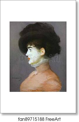 Free art print of The Viennese: Portrait of Irma Brunner in a Black Hat by Edouard Manet